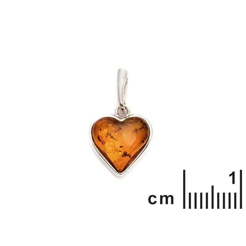 Pendentif argent 925 Ambre veritable de la mer Baltique