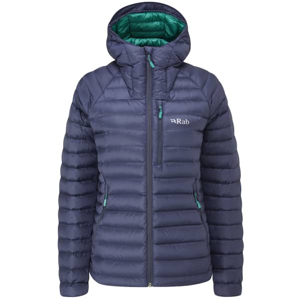 Doudoune randonnée RAB MICROLIGHT ALPINE JACKET WMNS DEEP INK/ATLANTIS
