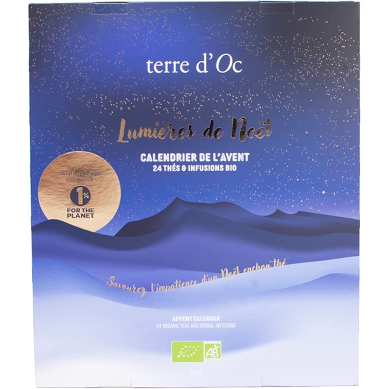 Calendrier de l'Avent thé bio - 24 sachets