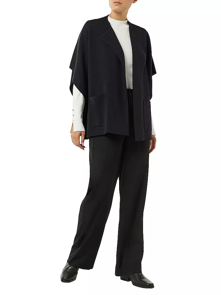 COMMA Cape - Poncho dunkelblau