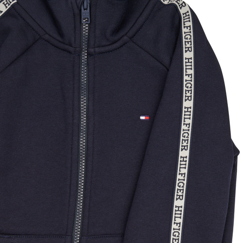 Tommy Hilfiger - MONOTYPE TAPE ZIPTROUGH - Marine