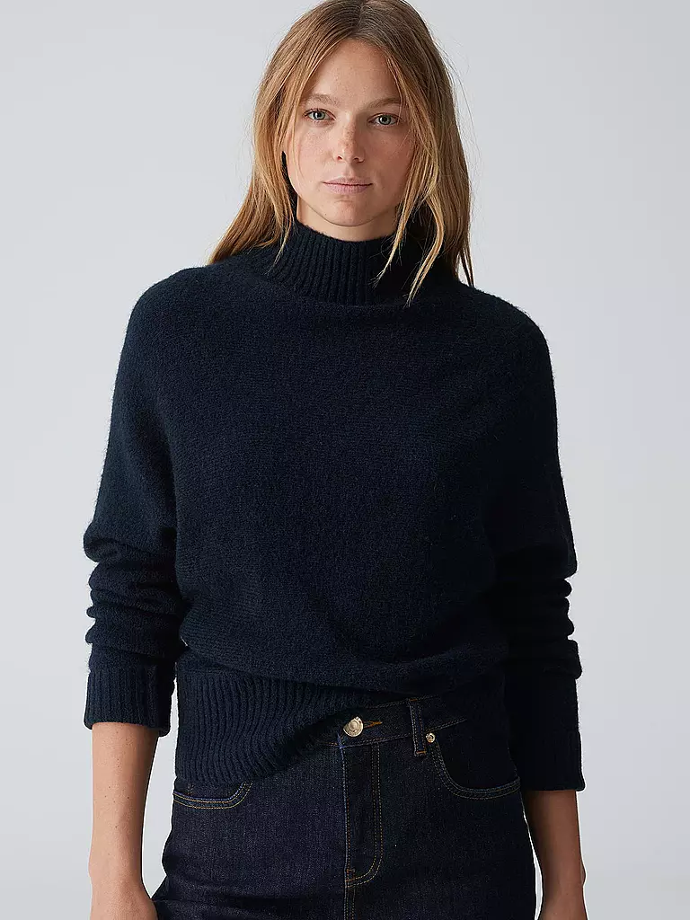OPUS Rollkragenpullover PANWERP dunkelblau