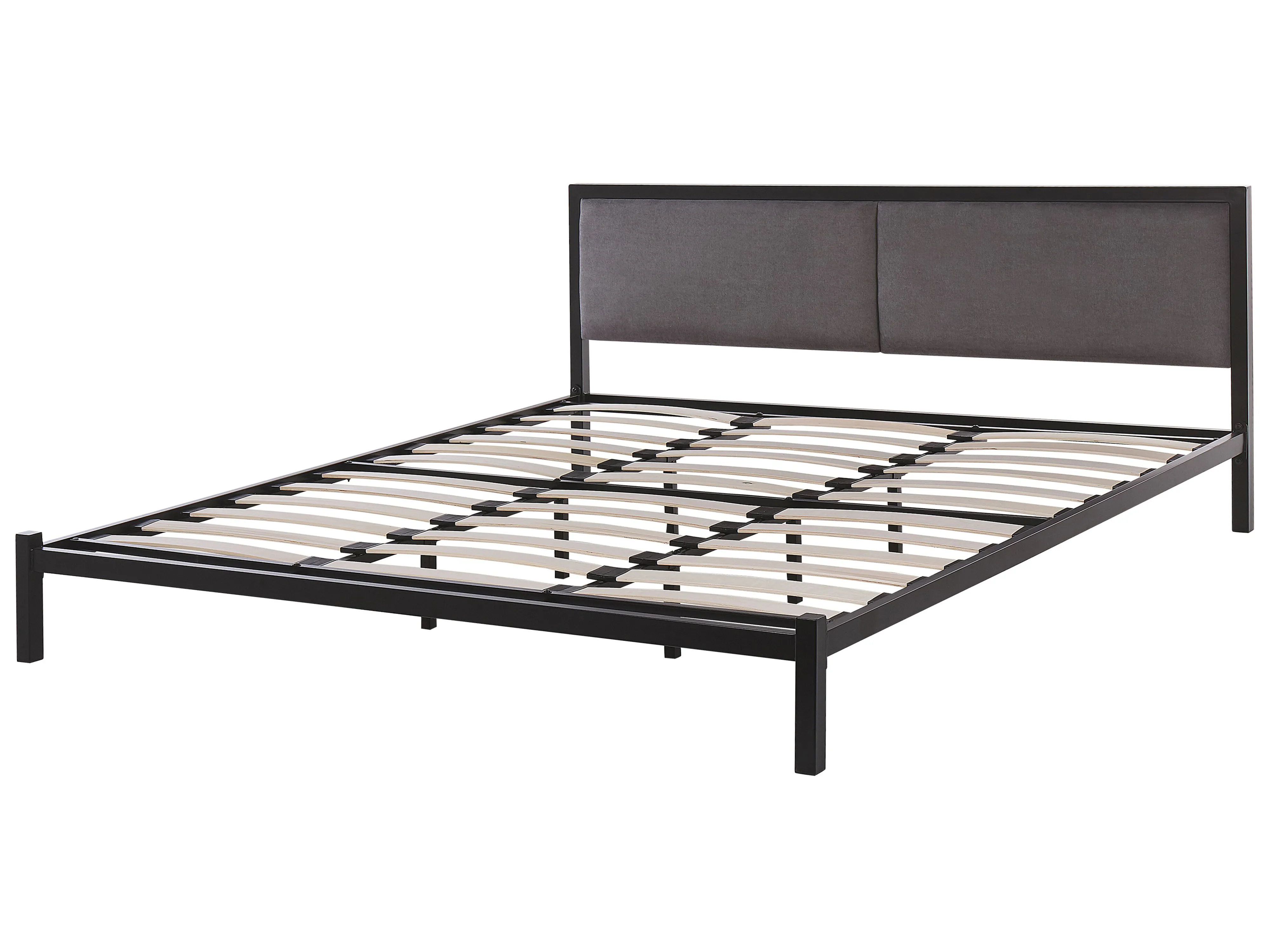 Bed Metaal CLAMART 180 x 200 cm Grijs