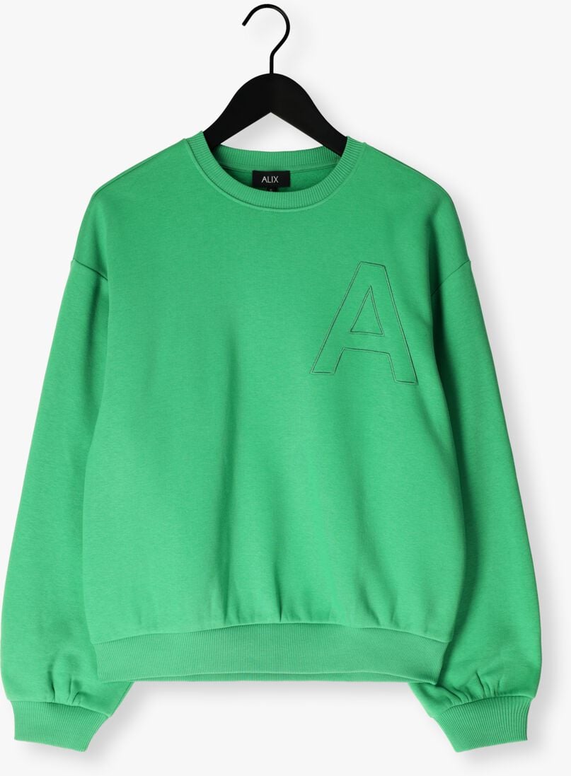 groene alix the label sweater ladies knitted embroidered a sweater