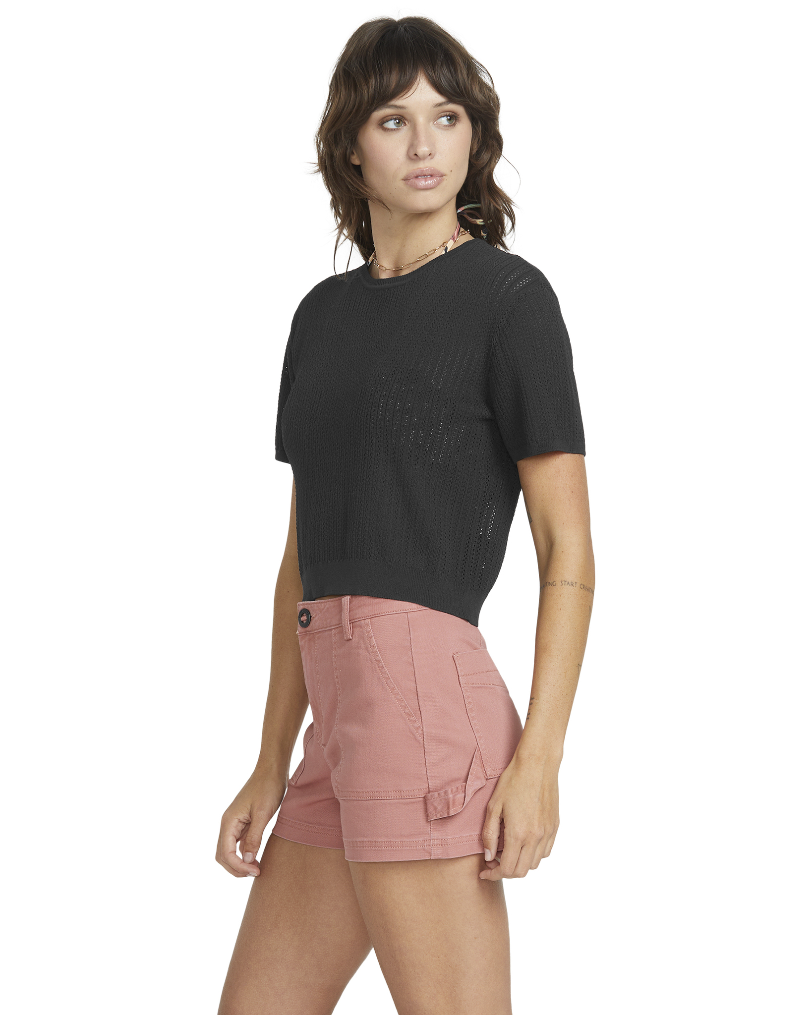 Volcom Meshy Beach SS Black