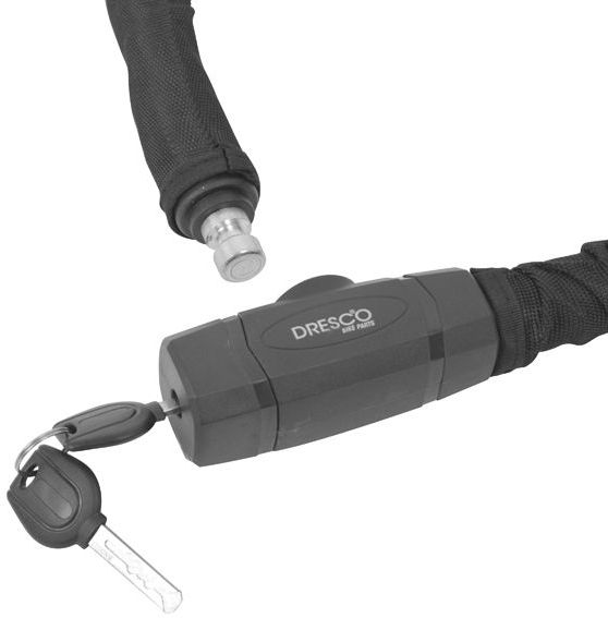 Dresco - Kabelslot met High Protection - 100cm - Zwart