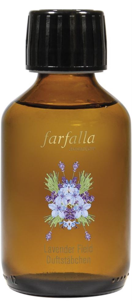 Farfalla Duftstäbchen<br>150 ml, Glasflasche, Nachfüllung Lavender Field
