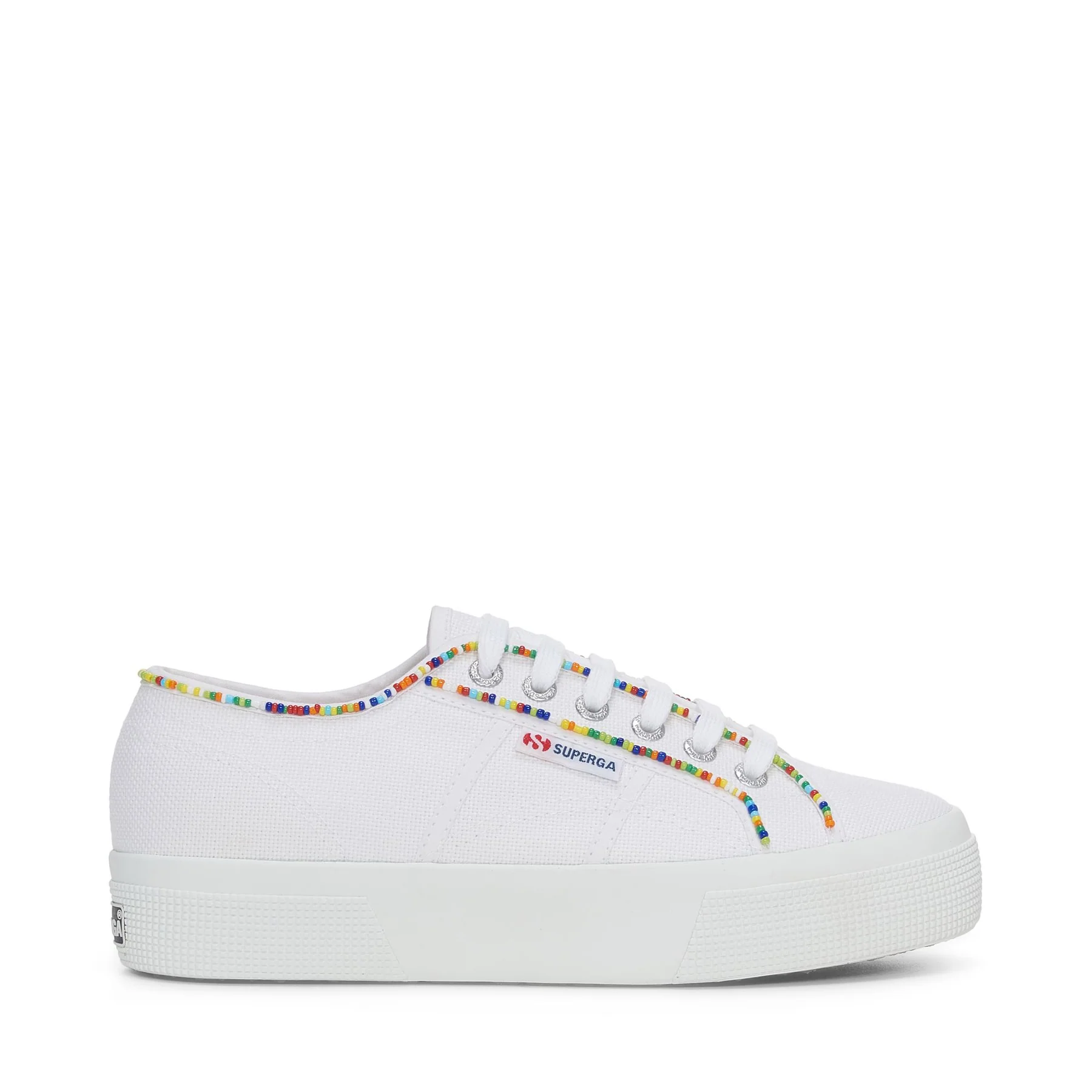 2740 MULTICOLOR BEADS-WHITE-MULTICOLOR BEADS