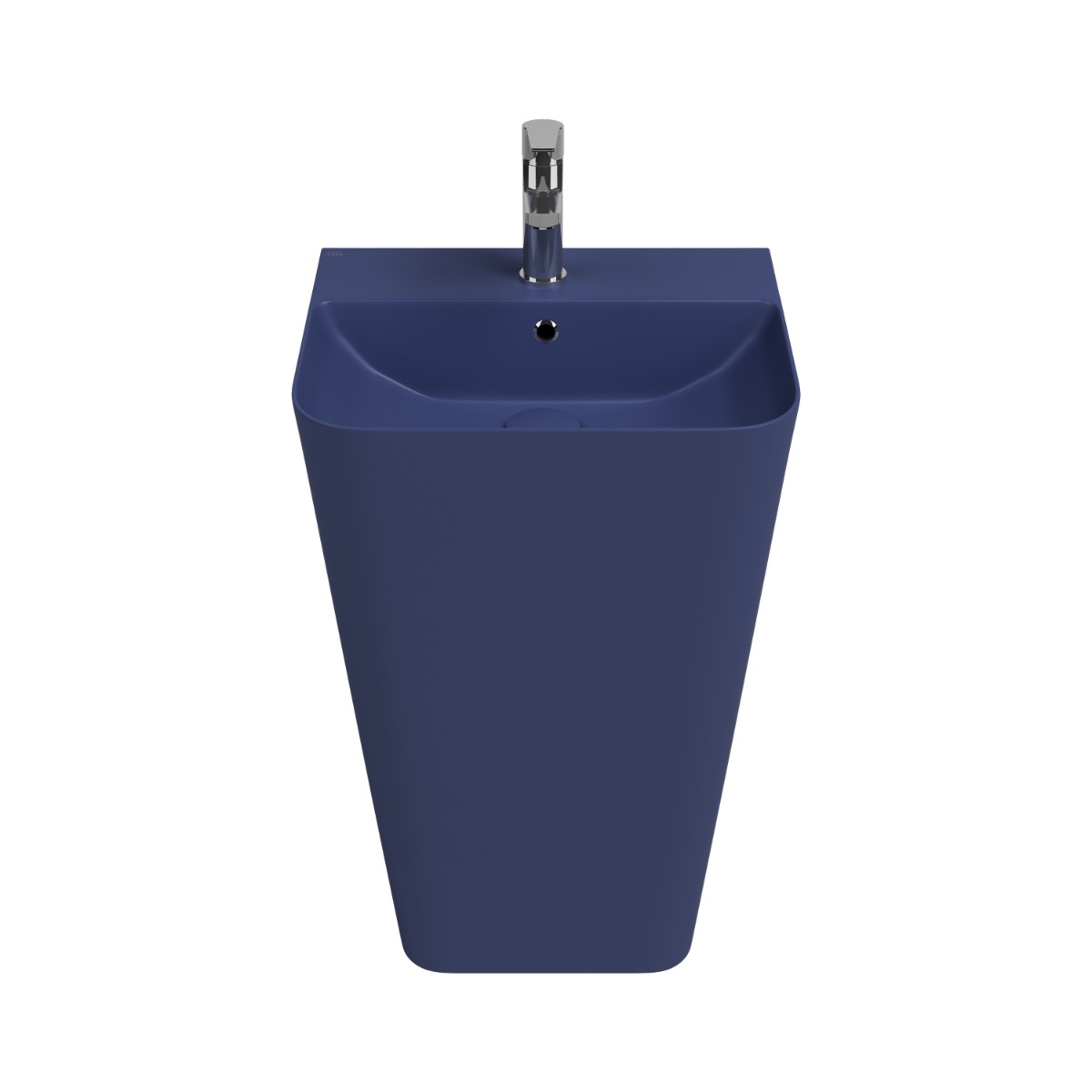 Isvea Sott Aqua staande wastafel 50cm blauw