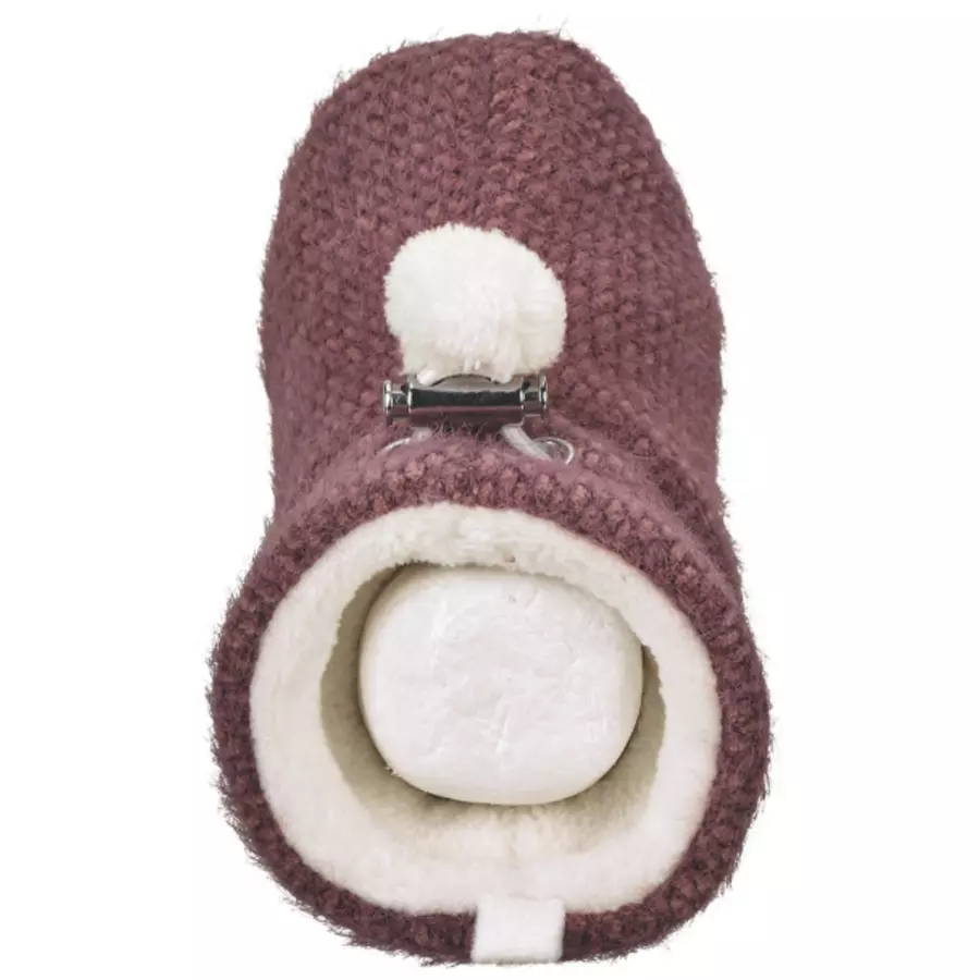 Sterntaler Babyschuh Bommel pink