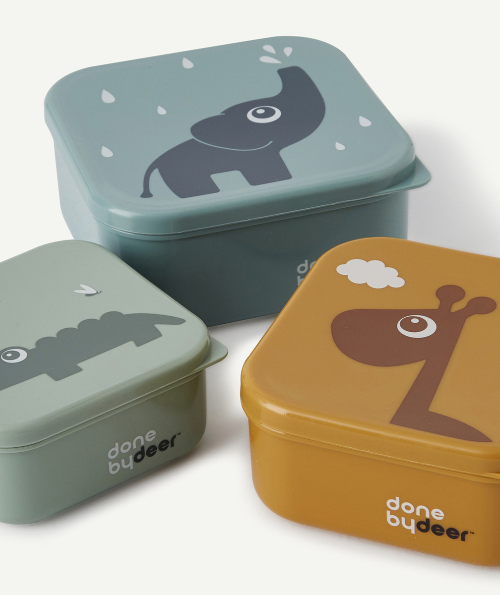 DONE BY DEERLOT DE 3 BOÎTES À GOÛTER MIXTE