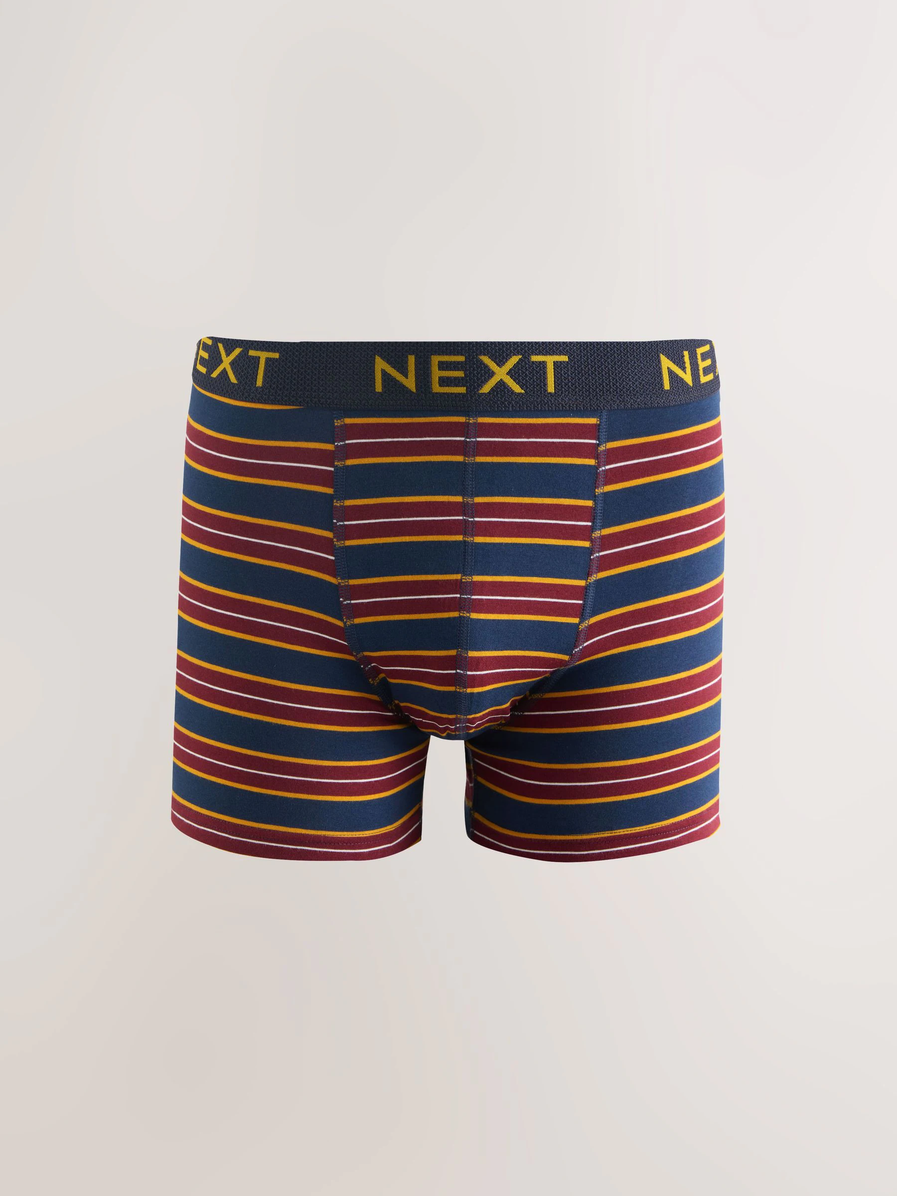 Navy Colour Stripe - Verpakking van 5 - Boxershorts
