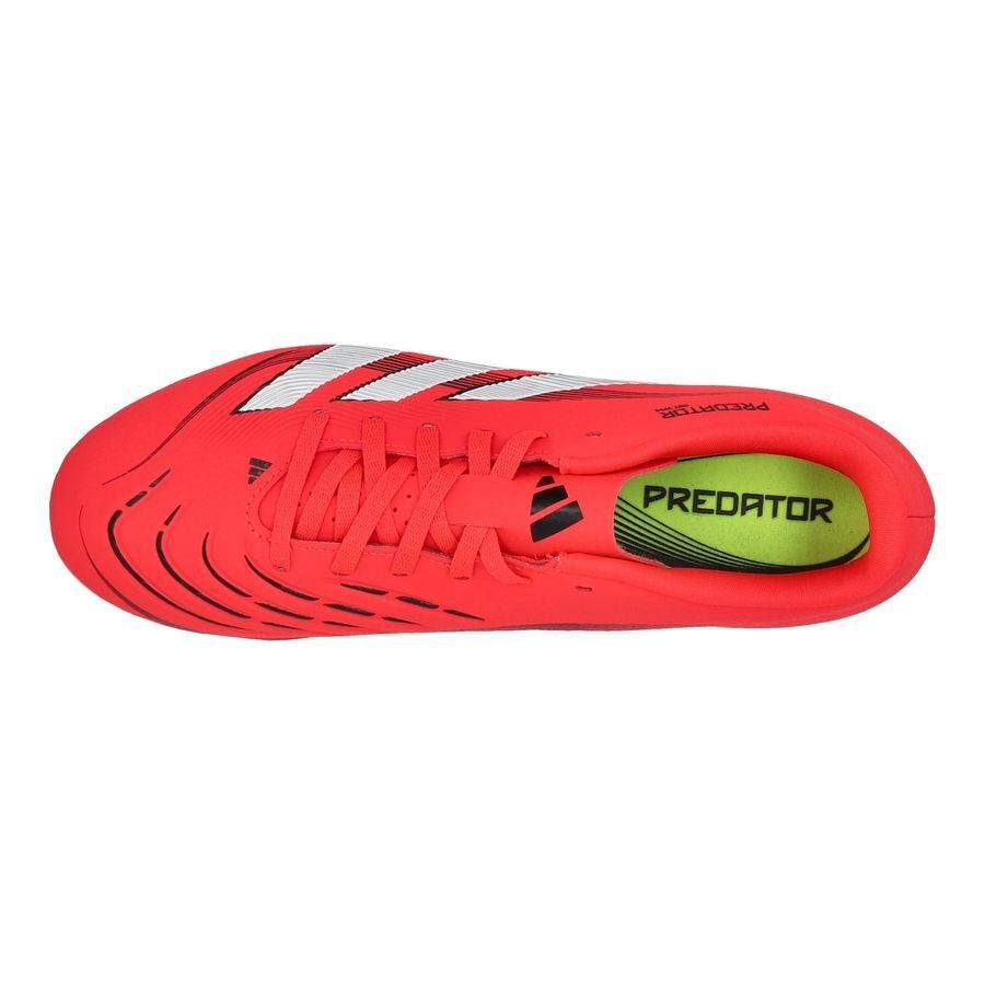 adidas Predator Club FxG Pure Victory - Lucid Red/Blanc/Noir