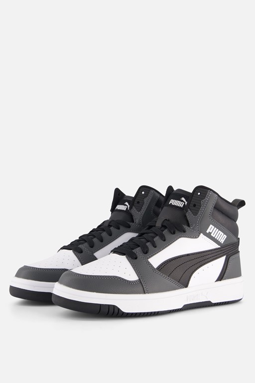 Puma Rebound v6 Sneakers grijs Imitatieleer