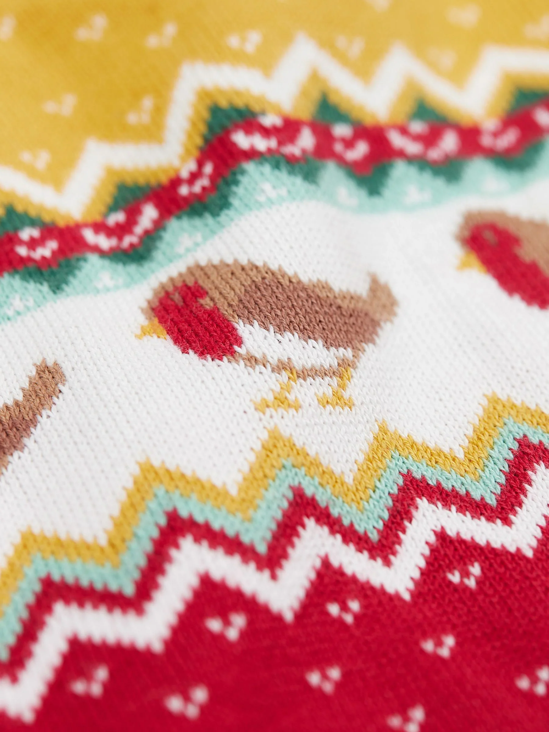 Frugi Gebreid Kerstmis Rompertje