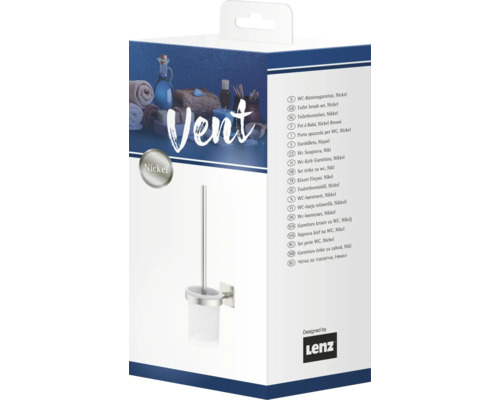 Lenz Vent nikkel toiletborstelset 4709622