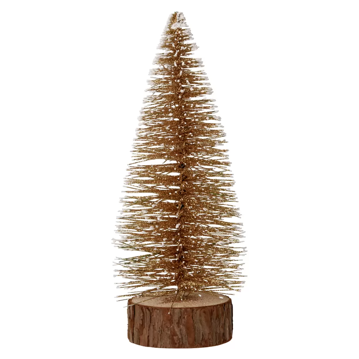 Deko Tannenbaum Santa Braun