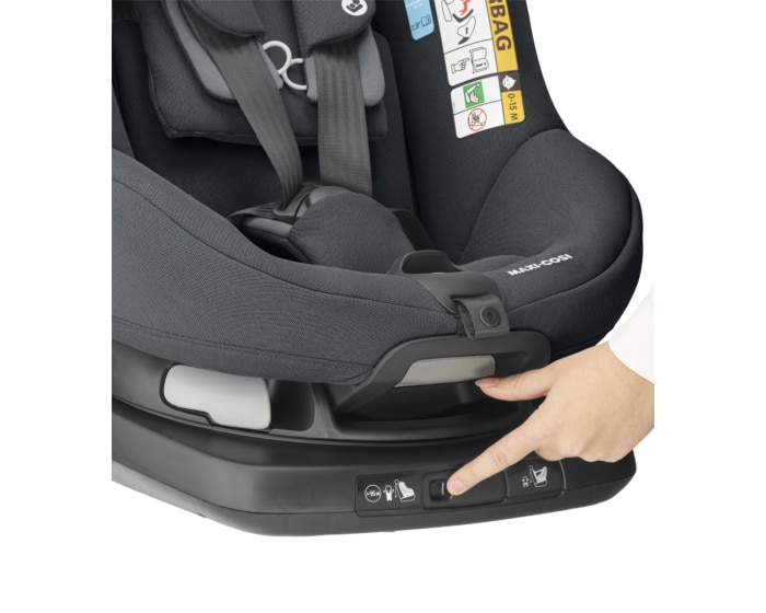 AxissFix 4 M - 4 Y  61 - 105 cm  0 - 19 kg    i-Size (R129) Sicherheit |    360° drehbarer Sitz |    Rückwärts- und vorwärtsgerichtet |    Mitwachsend |