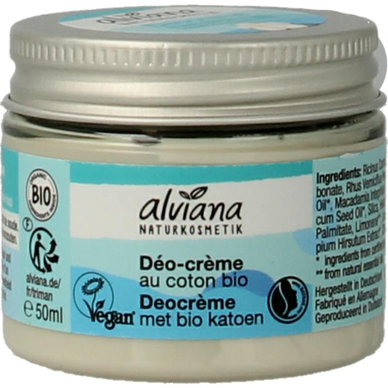 Alviana Deo Creme Katoen (50 ml)
