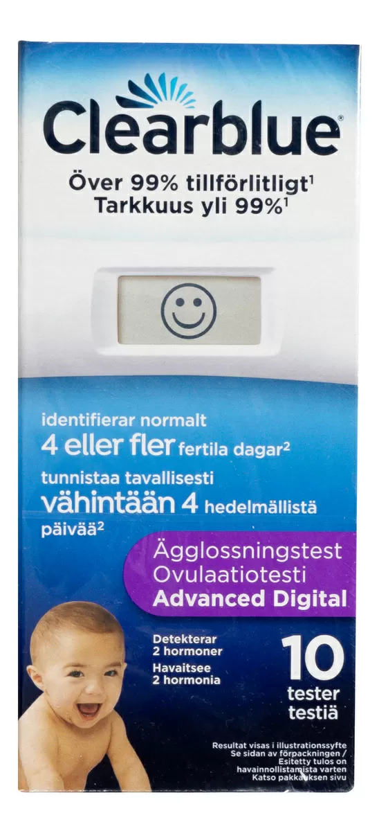 Clearblue Adv. Digital Ægløsningstest - 10 stk.