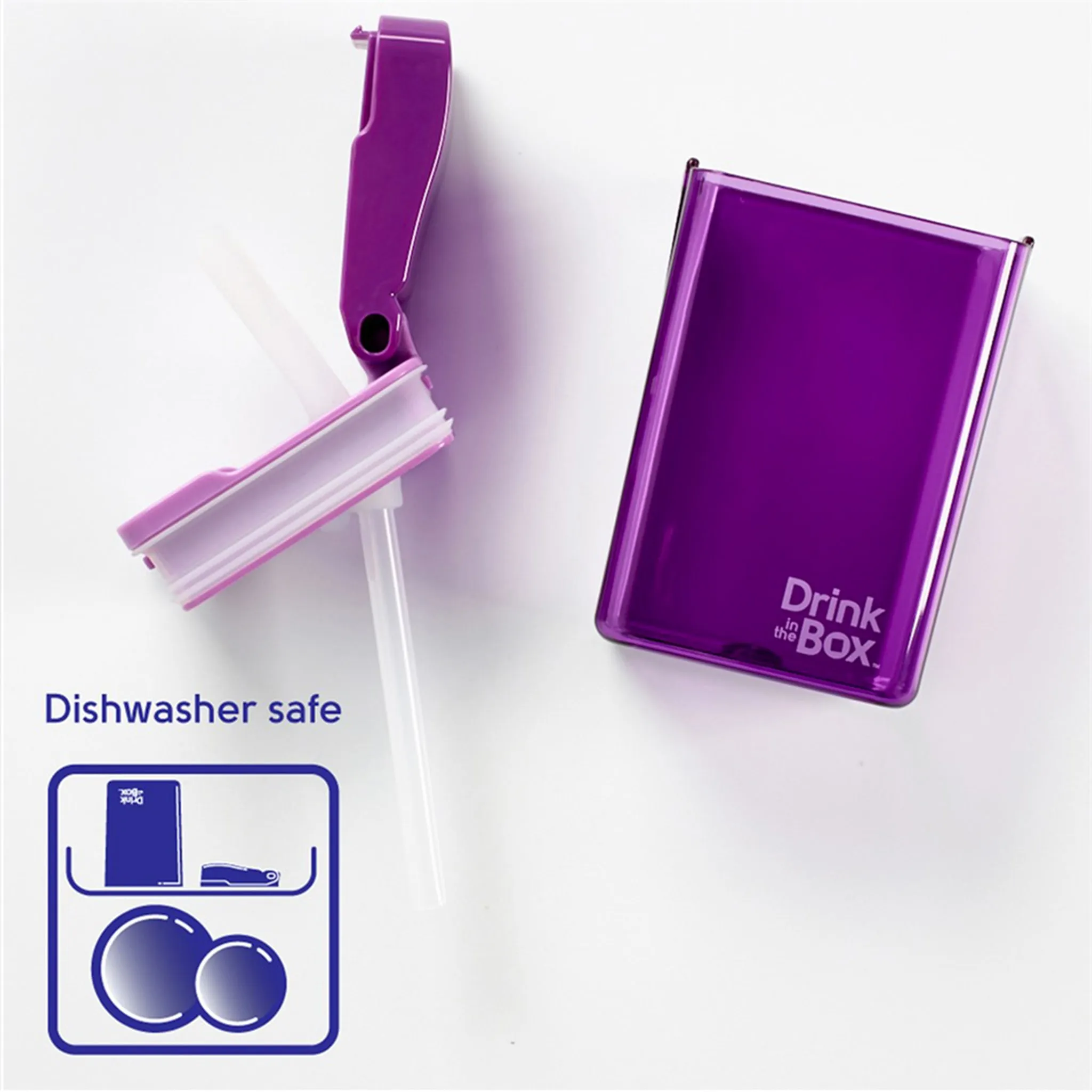 Drink in the Box Contenant à Paille 8oz - Mauve