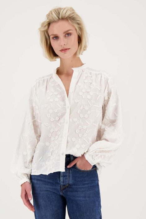 Zusss witte dames blouse