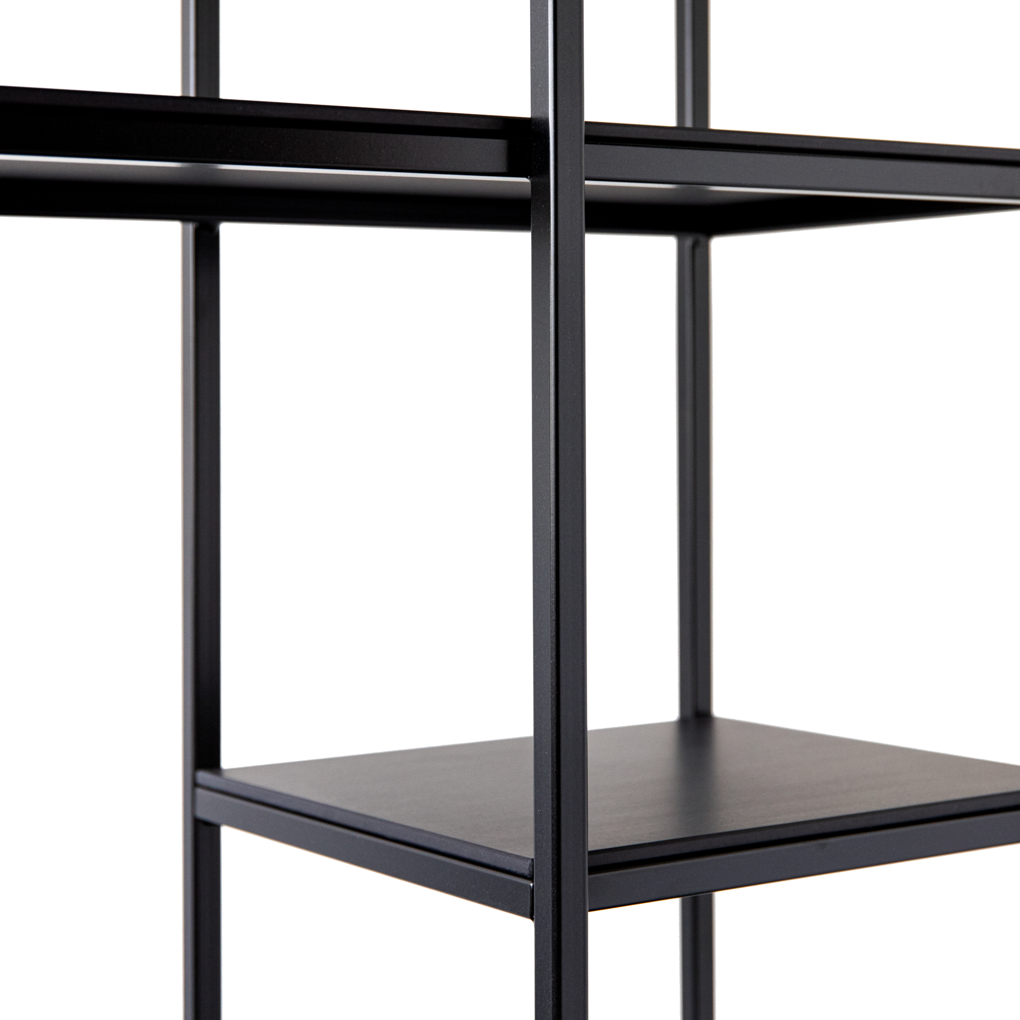 Kast Brooklyn H224 cm zwart hout