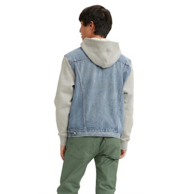 Veste en jean homme Hybrid V Trucker Candy LEVIS