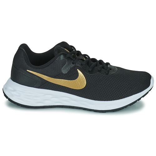 Nike - NIKE REVOLUTION 6 NN - Noir / Doré