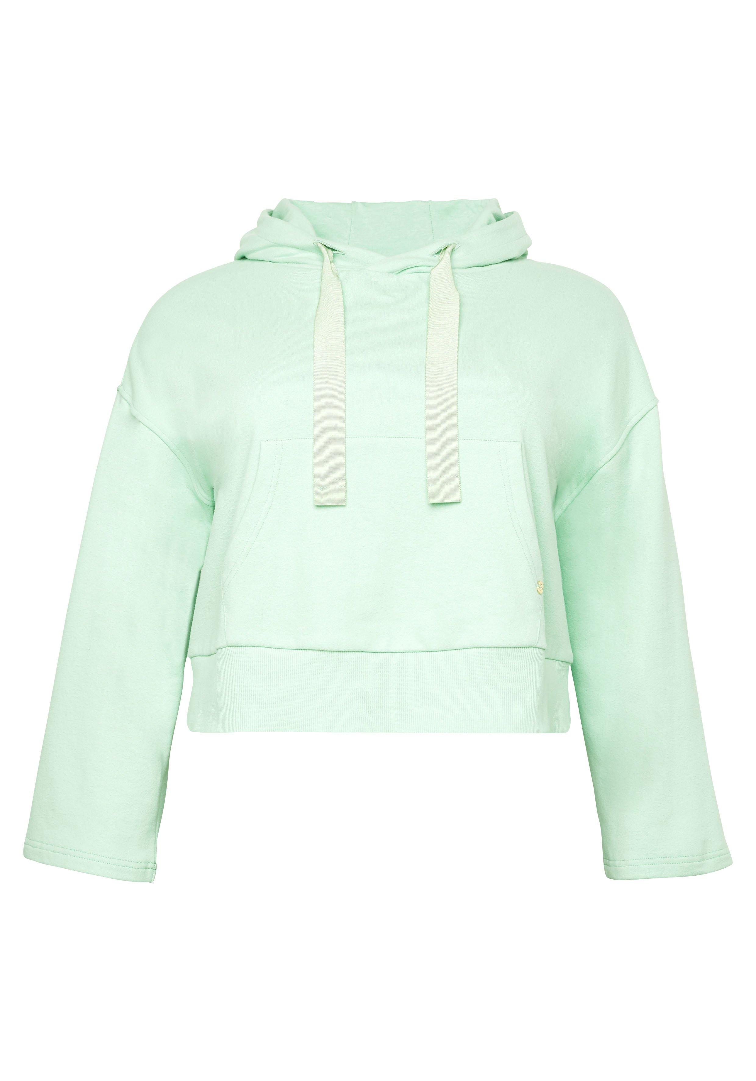 Kapuzensweatshirt in kurzer, weiter Form