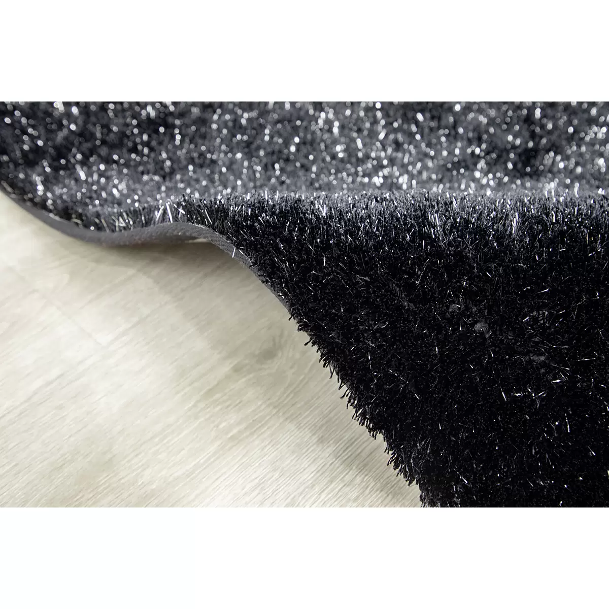 Langflorteppich Shaggy Star Best Price Schwarz