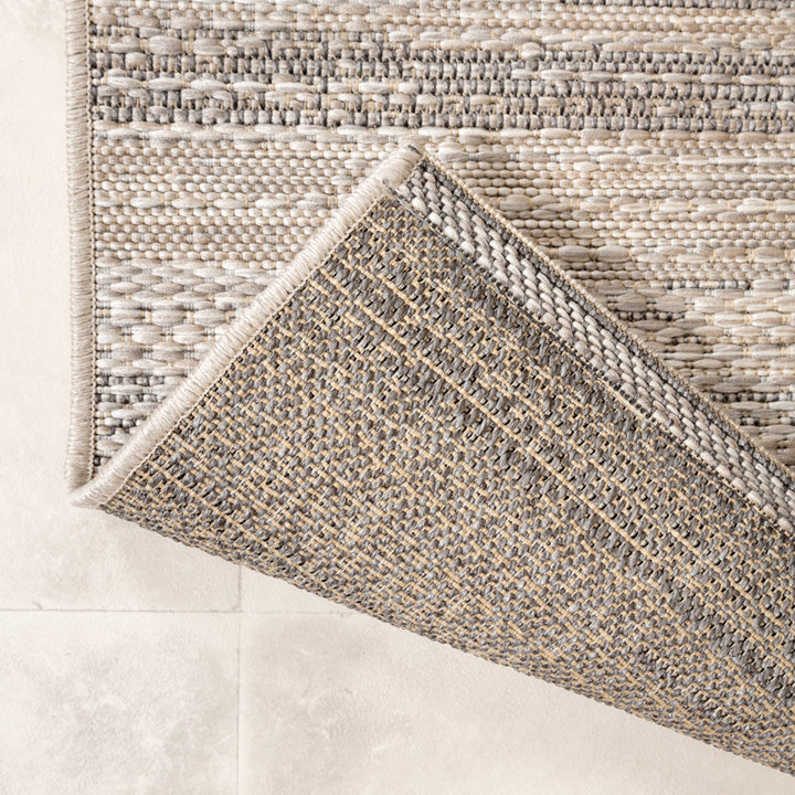 Buiten vloerkleed - Zanzi Melange Zand | Natuurlijk design!