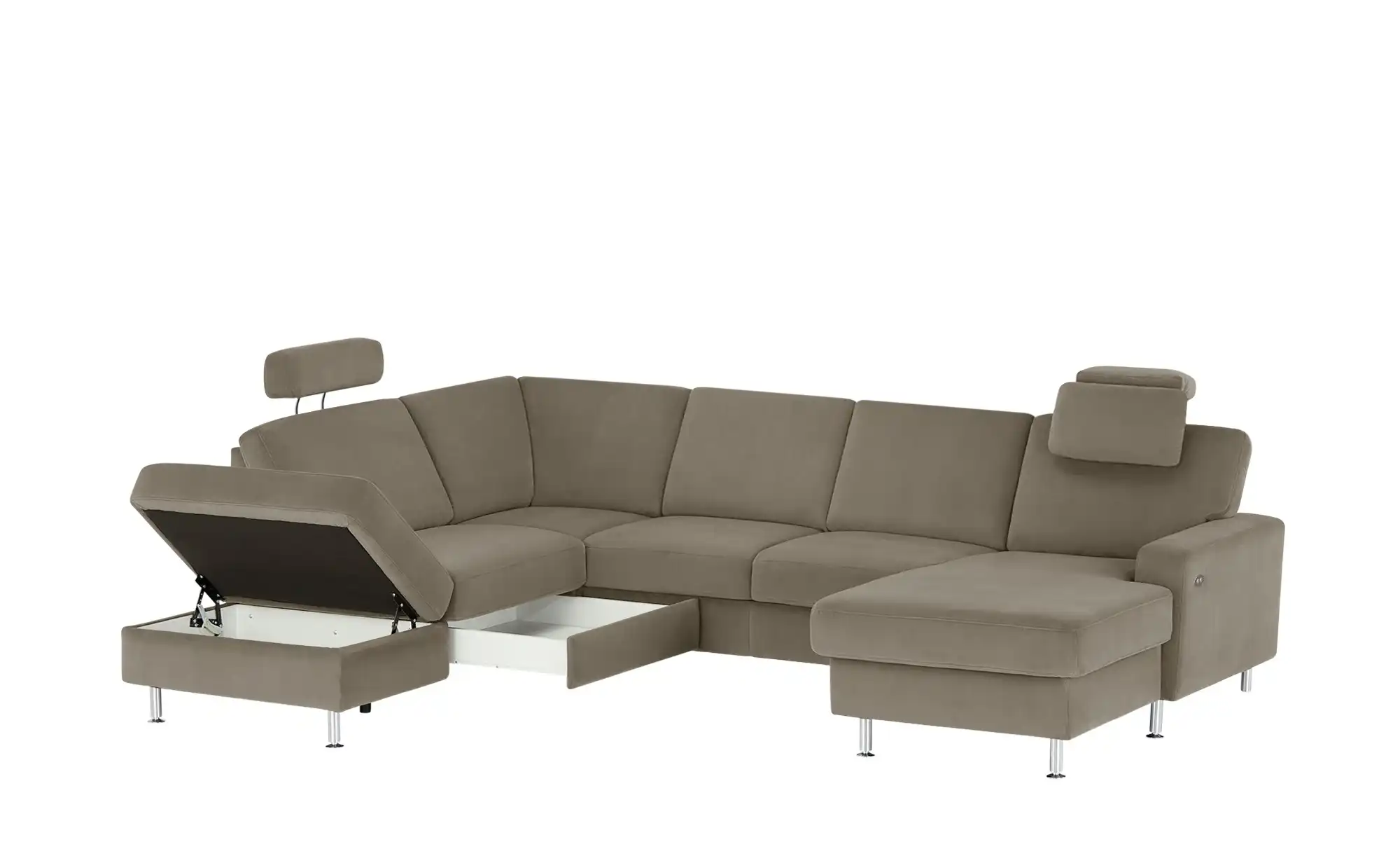 meinSofa Wohnlandschaft Mit verschiedenen Funktionen verfügbar Jana