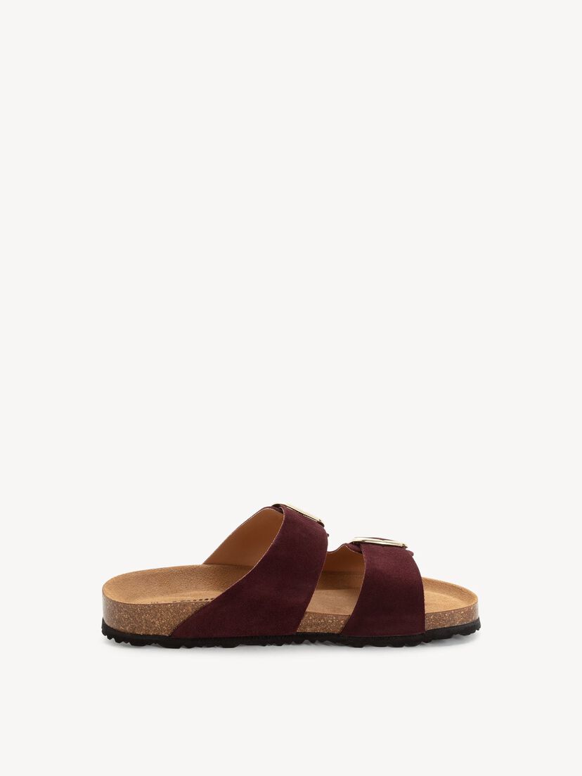 Leren Slipper - rood