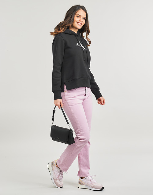 Calvin Klein Jeans - MONOLOGO REGULAR HOODIE - Noir