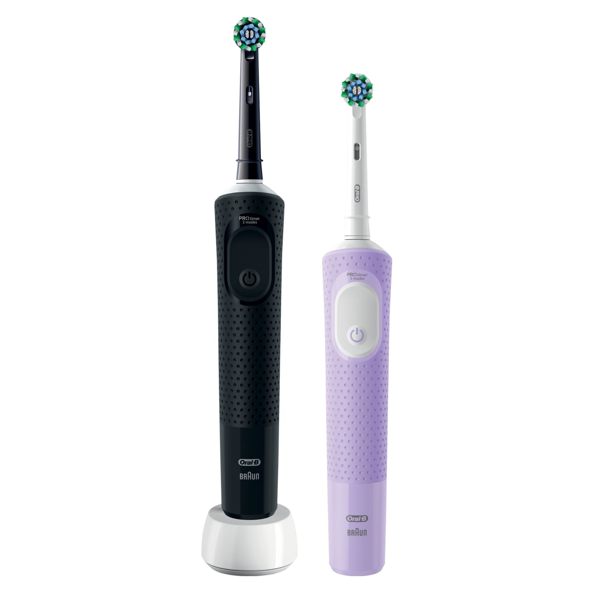 Oral-B Vitality Pro D103 Duo Black/Lilac Violet elektrische Zahnbürste