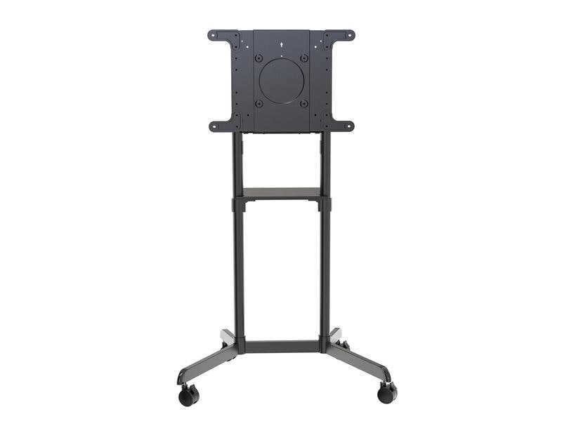 NEOMOUNTS TV-Trolley NS-M1250 Schwarz Mobiler Bodenständer für Flachbild-Fernseher bis 70