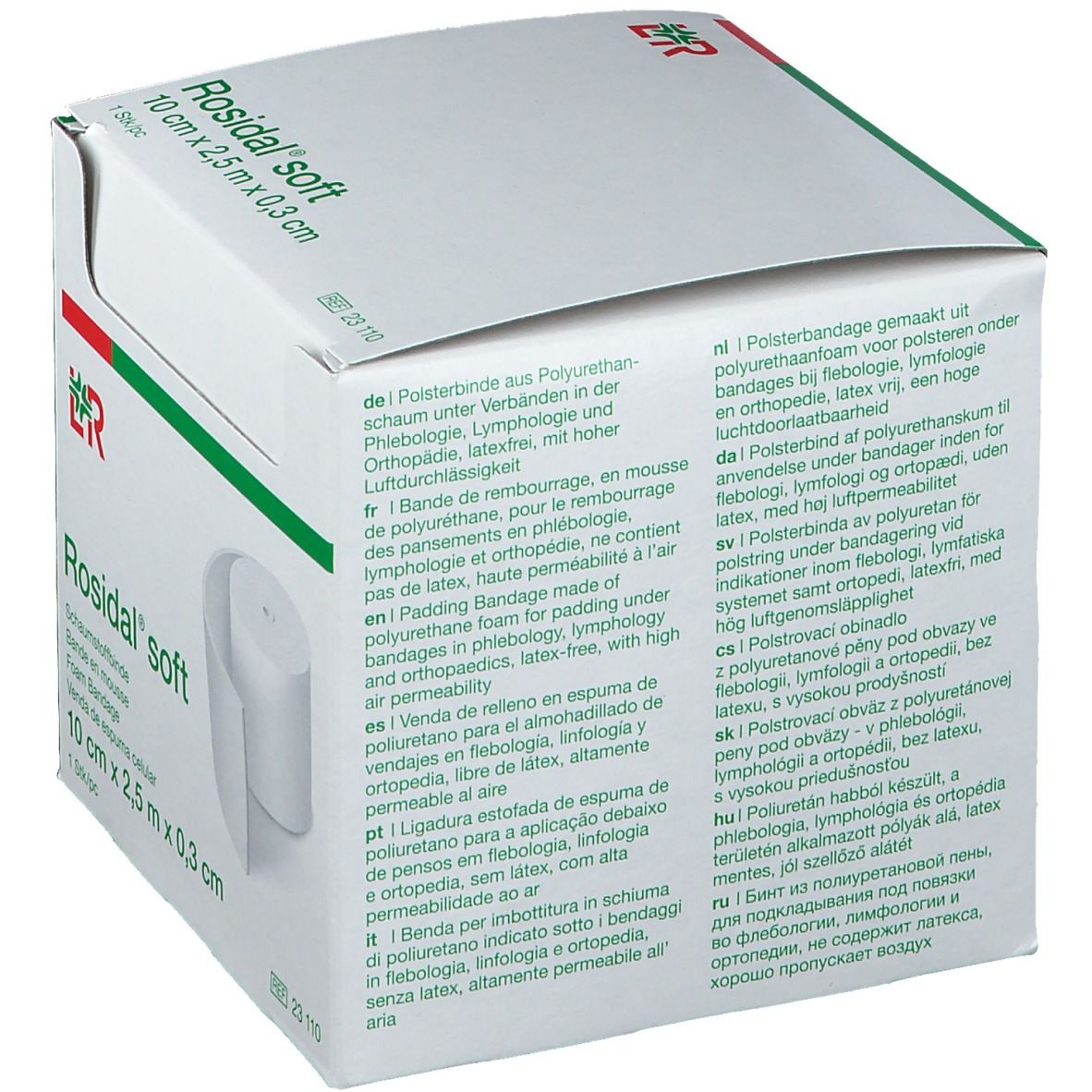 Rosidal® Soft 0,3 cm Stärke 10 cm x 2,5 m