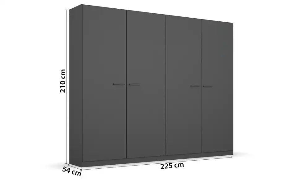 Drehtürenschrank Florenz 226 cm