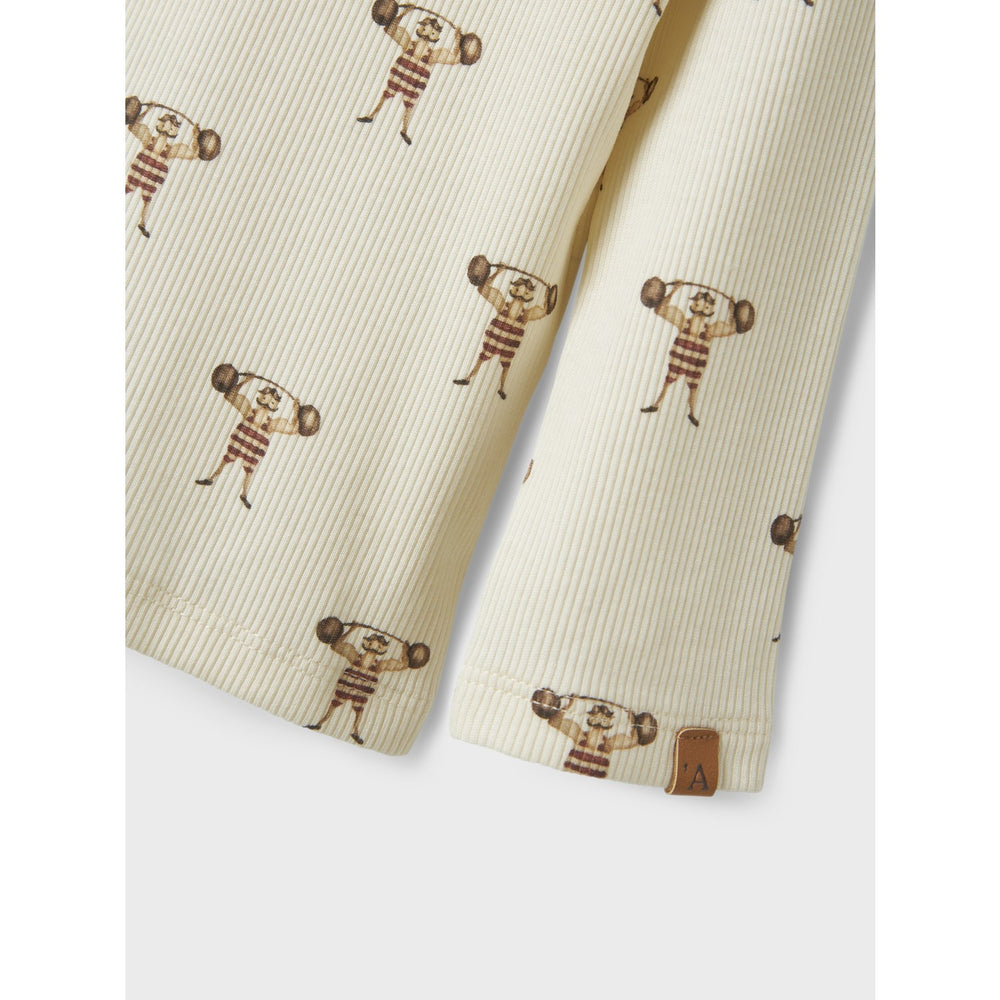 Køb Lil'Atelier Turtledove Strong Man Nmmlavo Enk Ls Slim Top Lil