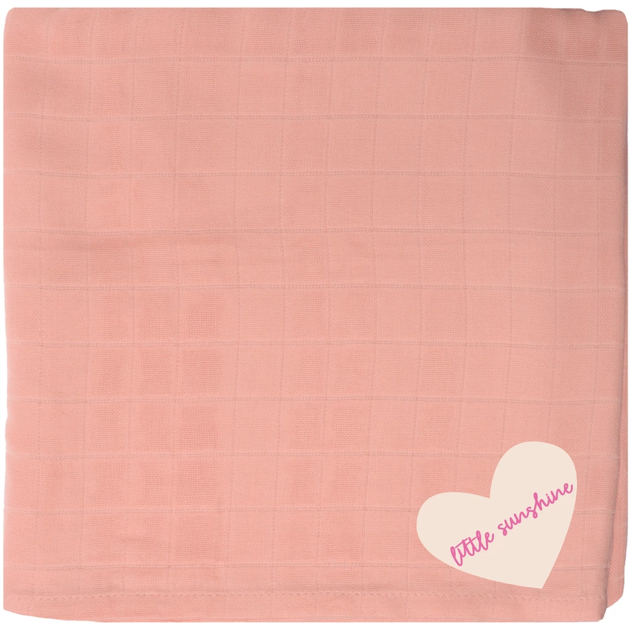 Liliput Mulltuch 2er Set Flamingo mehrfarbig