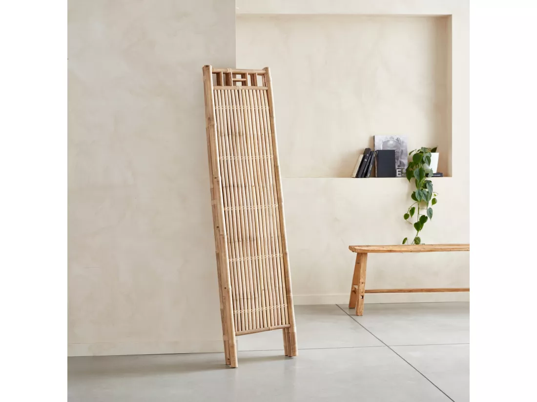 Paravent pliable en bambou. Fidji. L 120 x P 3 x H 160cm