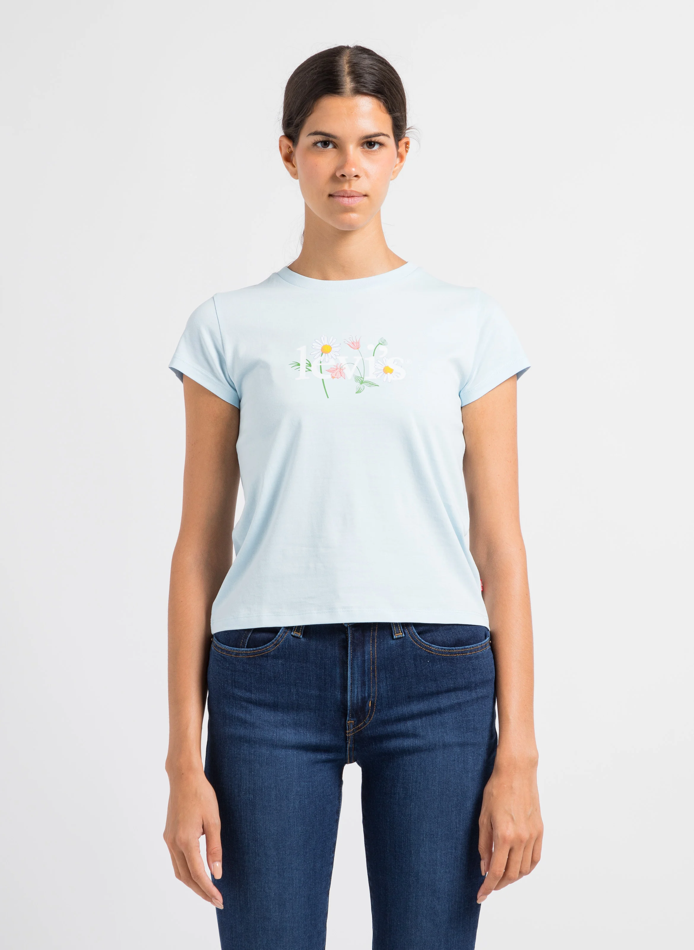 GRAPHIC AUTHENTIC TSHIRT - Tee-shirt col rond sérigraphié en coton | Bleu