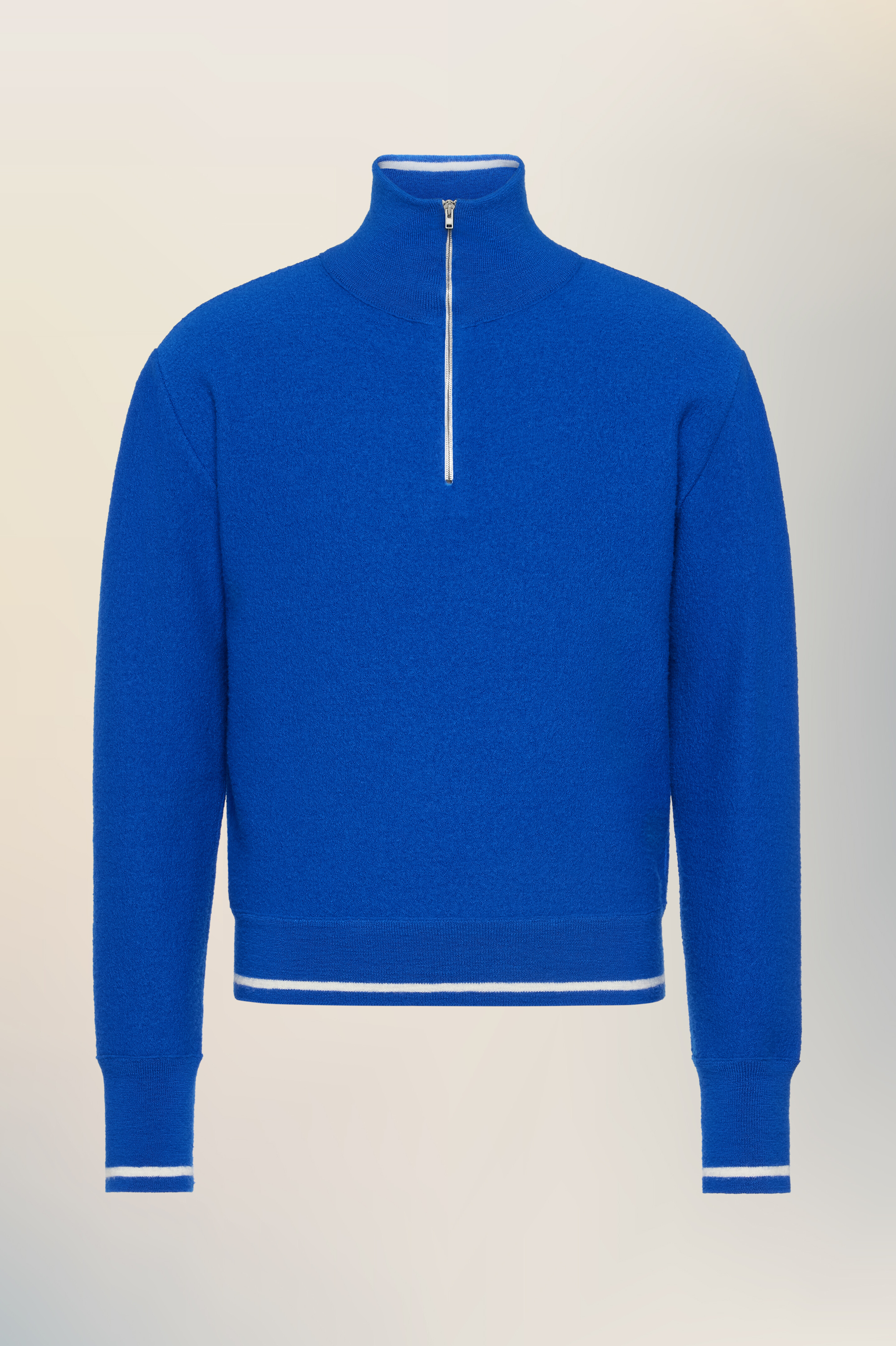 Pull en laine bleu pour homme