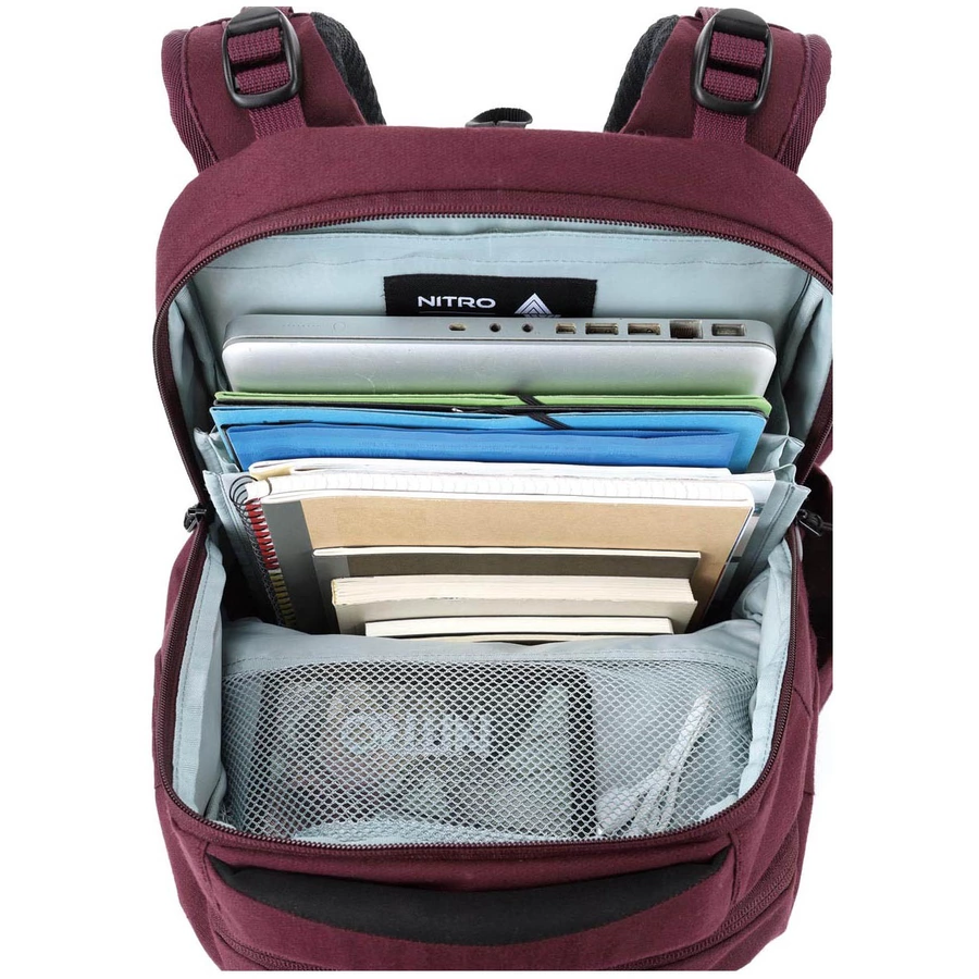Nitro Superhero - Rucksack 44 cm wine
