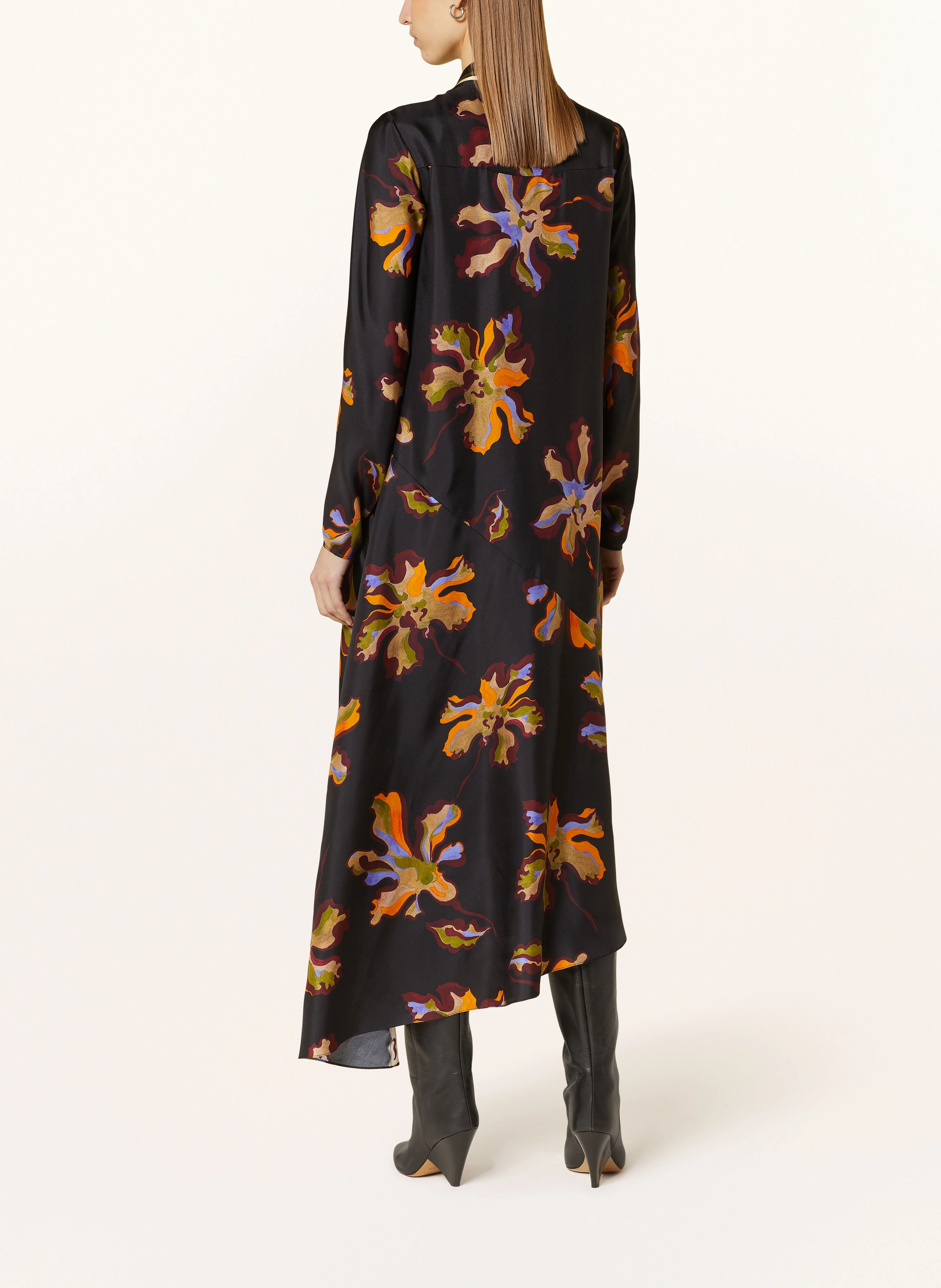 DOROTHEE SCHUMACHER Seidenkleid FLORAL SEDUCTIVE mit Schluppe