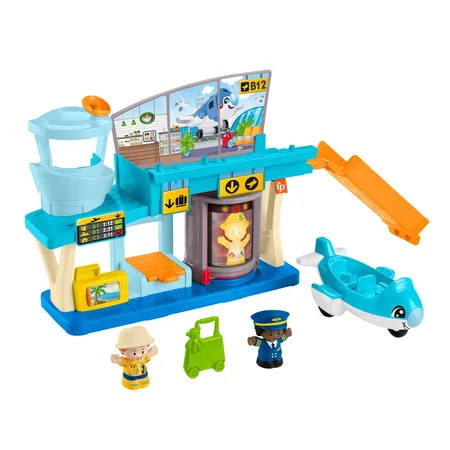 Fisher-Price Little People Alltagsabenteuer auf dem Flughafen Spielset