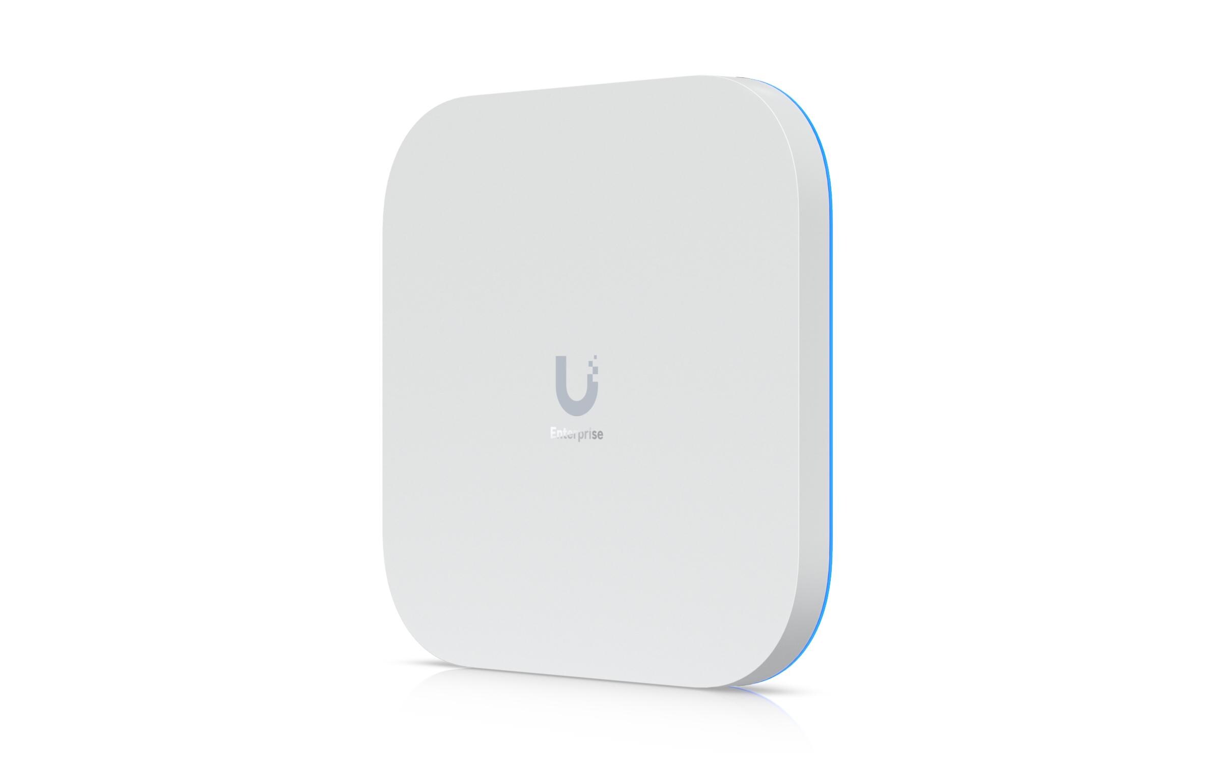 Access Point E7<br>Indoor Access Point der Enterprise-Klasse mit 10-Stream-WiFi 7-Leistung, einem 10-GbE-Uplink und einem redundanten GbE-Port für hohe Verfügbarkeit.