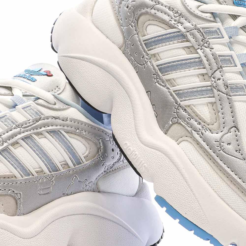 Adidas Baskets Blanches/Bleu Fille Adidas Ozmillen