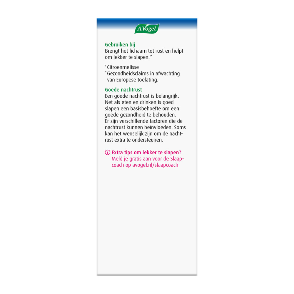 A.Vogel Dormeasan Nachtrust Citroenmelisse100 ml